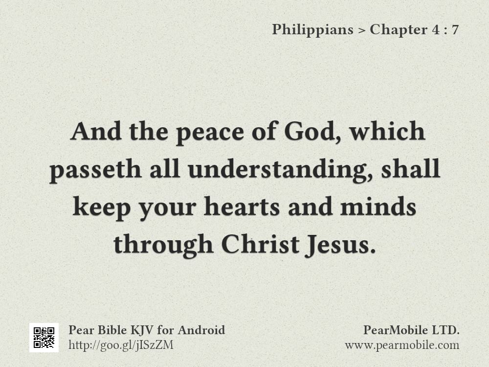 Philippians, Chapter 4:7